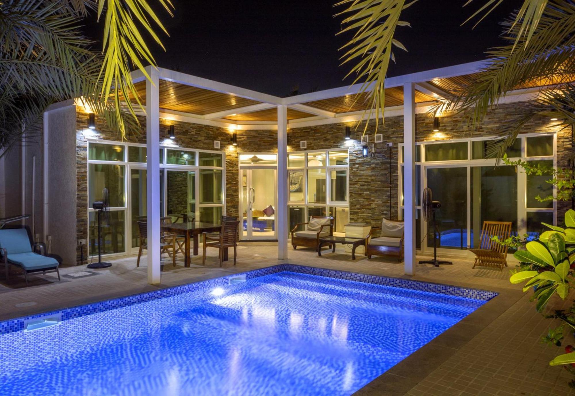 Dar 66 Pool Chalets With Jacuzzi Rász el-Haima Kültér fotó